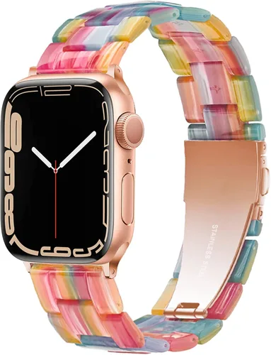 Miniatura 38 de Bandas para Apple Watch Light House - Correas de resina ligera de moda para iWatch para mujeres y hombres 38mm/40mm/41mm/42mm (Series 11 10)