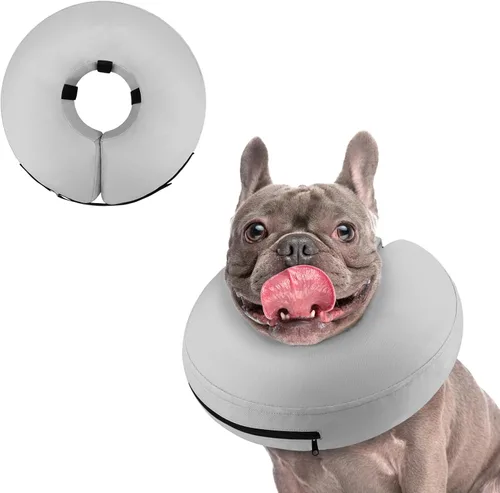 Miniatura 35 de Supet Cono Inflable para Perro para Perros Grandes, Medianos y Pequeños, Collar de Cono Suave para Perros y Gatos, Collar EC para Cuello de Perro