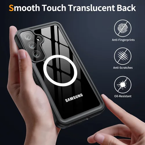 Miniatura 7 de ANTSHARE Funda magnética para Samsung Galaxy S25 FE, impermeable, con protector de pantalla integrado y protección de cámara