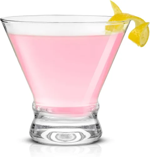 Miniatura 5 de JoyJolt Afina - Juego de 6 vasos de Martini sin tallo, vasos de licor de 8.5 onzas para cóctel y margarita, tazas de vidrio de bar, tazas de postre