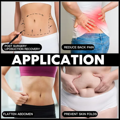 Miniatura 7 de Sosation 6 almohadillas abdominales para después de la cirugía, láminas de espuma para recuperación después de la cirugía, para posteriores a