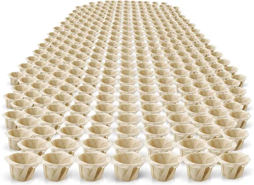 Miniatura 3 de canFly 1000 filtros de papel K-CUP desechables sin blanquear para filtros Keurig de una sola taza compatibles con Ekobrew, EZ-Cup y otros filtros