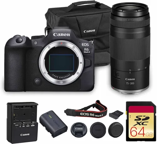 Miniatura 10 de Kit de cámara sin espejo Canon EOS R6 Mark II con lente RF de 24-105 mm f/4 24.2MP de fotograma completo, 4K 60fps, Dual Pixel CMOS AF II