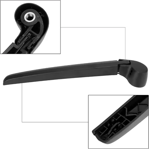Miniatura 5 de X AUTOHAUX Juego de brazo de limpiaparabrisas trasero para Audi Q5 2009-2018 13.780 in 14 pulgadas negro 8R0955425 8R09554071P9