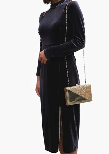 Miniatura 5 de CARIEDO Bolso de mano brillante para mujer elegantes bolsas de noche con purpurina bolso de noche brillante para baile boda fiesta graduación novia