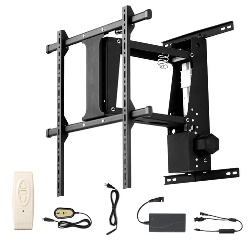 Miniatura 9 de VEVOR Soporte de pared motorizado para TV, soporte de TV para TV de 32 a 65 pulgadas, soporte de TV de techo ajustable eléctrico, soporte de TV