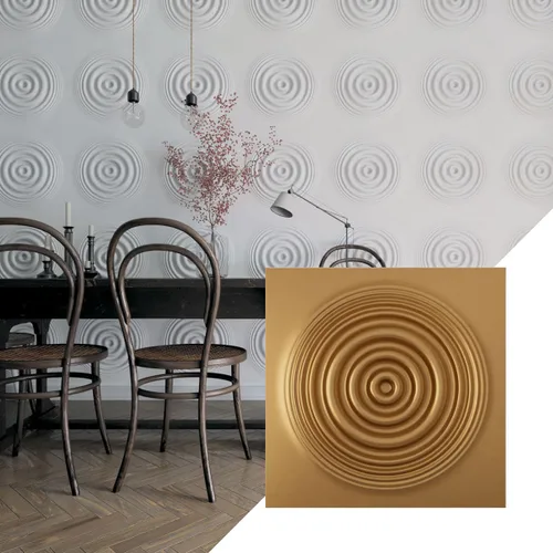 Miniatura 17 de Ekena Millwork 19 5/8 pulgadas de ancho x 19 5/8 pulgadas de alto, Shallow EnduraWall Panel decorativo de pared 3D, carbón