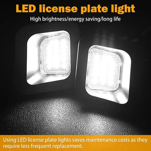 Miniatura 2 de Luz LED para placa de matrícula compatible con Dodge Ram 1500 2500 3500 2003-2018, accesorios de luces de matrícula, montaje de repuesto