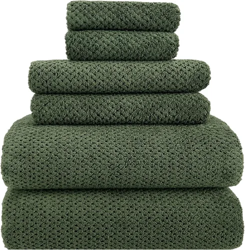 Miniatura 8 de YTYC Toallas, toallas de baño extra grandes de 29 x 59 pulgadas para baño, toallas de ducha súper suaves de secado rápido, peso ligero, microfibra