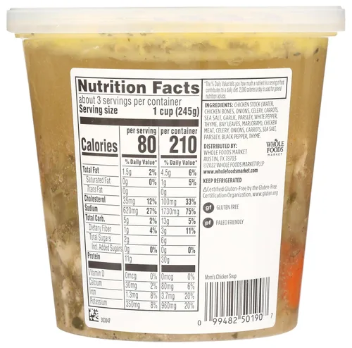 Miniatura 2 de Whole Foods Market - Sopa de pollo de mamá, 24 onzas