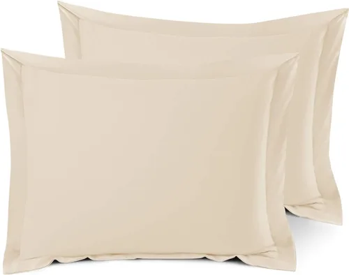 Miniatura 117 de Nestl Juego de 2 fundas tipo sham de almohada suaves - Fundas de almohada de microfibra de doble cepillado - Fundas de almohada de cama premium