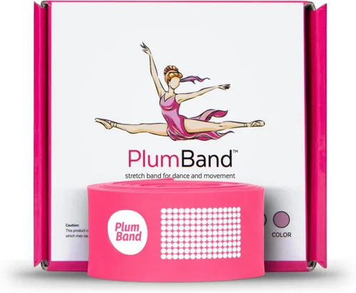 Miniatura 10 de The PlumBand - Banda elástica para baile y ballet, paquete premium listo para regalo, tamaños para niños y adultos, mejora tu spagat, flexibilidad