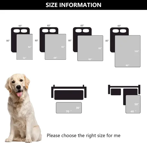 Miniatura 6 de Manta impermeable para perro, lavable, antideslizante, fundas de sofá para mascotas, resistentes al pelo de mascotas, para cama, silla, muebles