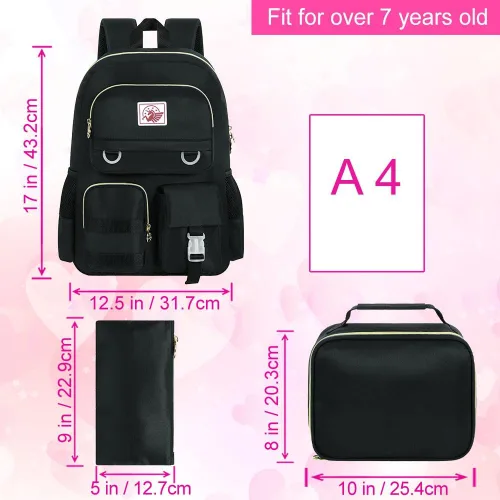 Miniatura 3 de CCJPX Mochila para niñas, mochila escolar para laptop de 16 pulgadas, mochila universitaria, mochila antirrobo para adolescentes, niñas, estudiantes