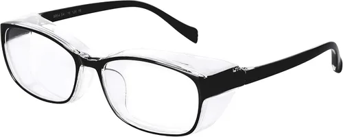 willochra Gafas de seguridad con lectores 0~+400 para mujeres y hombres, gafas de lectura con luz azul de seguridad, gafas de protección ocular
