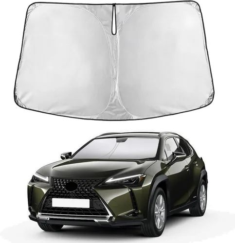 Miniatura 12 de EcoNour Parasol para parabrisas compatible con Hyundai Tucson 2016-2019 2020 2021, visera solar para parabrisas delantero y ventana, bloqueador