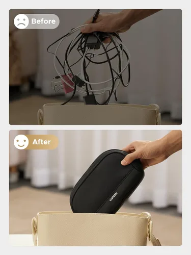 Miniatura 4 de UGREEN - Bolsa Organizadora de Electrónica para Viaje, Estuche Multifuncional Portátil para Cables, Cordón, Tarjeta SD, Auriculares, Cargador