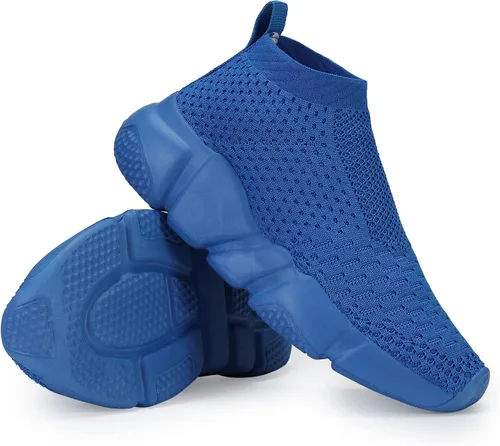 Miniatura 5 de Casbeam Zapatos deportivos para caminar y correr para niños y niñas, transpirables, ligeros, ligeros, a la moda (babero para niños pequeños)