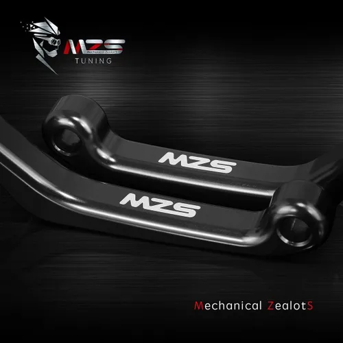 Miniatura 3 de MZS Palancas de Freno y Embrague para Moto de Cross, Palanca Ajustable con Pivote 2014-2025, Accesorios CNC Negros, Compatible con Modelos 125 150