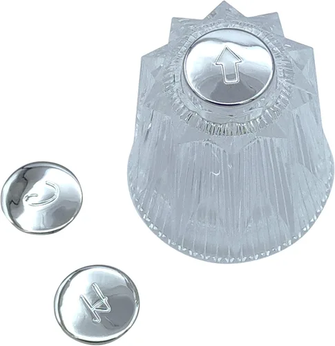 Juego de accesorios para bañera y ducha, 1 pomo de grifo para Precio Pfister Systems, juego de 3 botones para caliente, frío y desviador, acrílico