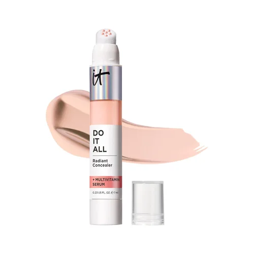 Miniatura 17 de IT Cosmetics Do It All Radiant Corrector - Corrector de maquillaje - Hidrata e ilumina - Cobertura media sin arrugas y acabado radiante