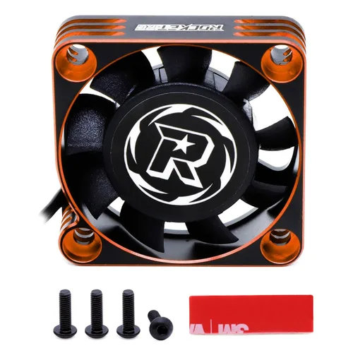 Miniatura 9 de Surpass Hobby - Ventilador de refrigeración de motor RC de 1.575 pulgadas, ventilador de refrigeración ESC de 16000 RPM para 1/8 1/8 de camión RC