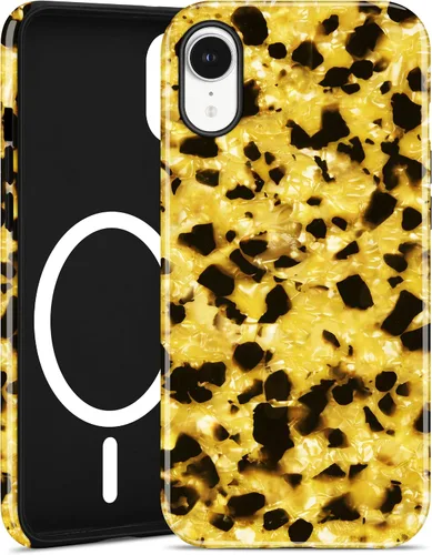 Miniatura 82 de Jusy Compatible con MagSafe Brown Tortoise Shell Print Phone Case para iPhone 7/8/SE, funda protectora magnética de lujo de TPU suave