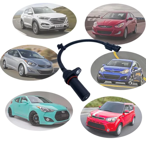 Miniatura 4 de Accent Hyundai Elantra Tucson Veloster Kia Rio Forte Koup Soul Dodge 39180-2B000 Sensor de posición del cigüeñal del motor