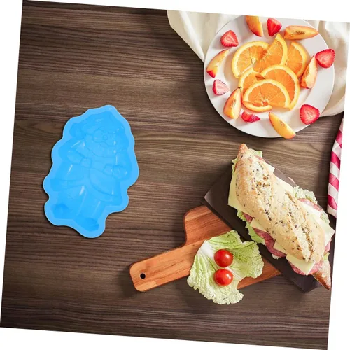 Miniatura 6 de Molde de silicona para hornear, molde de chocolate de Navidad, moldes de silicona para hornear, molde de pastel de Papá Noel, molde de jabón
