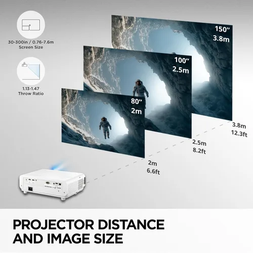 Miniatura 5 de ViewSonic Proyector PX700HDH de 3700 lúmenes y 1080p, alto brillo y tecnología supercolor para entretenimiento en el hogar suave
