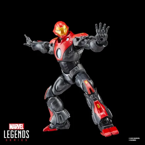 Miniatura 8 de Serie Marvel Legends Ultimate Iron Man, Figura de acción coleccionable de 6 pulgadas inspirada en cómics con accesorio de cómic a