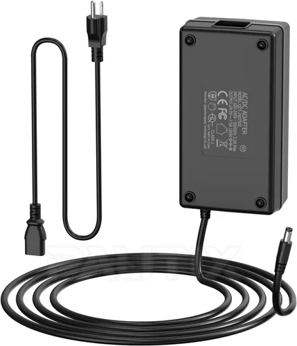 Miniatura 8 de PAUTIX - Adaptador de fuente de alimentación de 24V CC 24V 2A 48W Transformador de controlador LED de bajo voltaje con enchufe US de 5.5 x 2.1mm