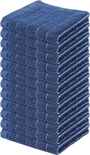 Miniatura 29 de Homaxy Paños de cocina 100% algodón de felpa, toallas de cocina ultra suaves y absorbentes para la cocina, adecuadas para secar y lavar platos