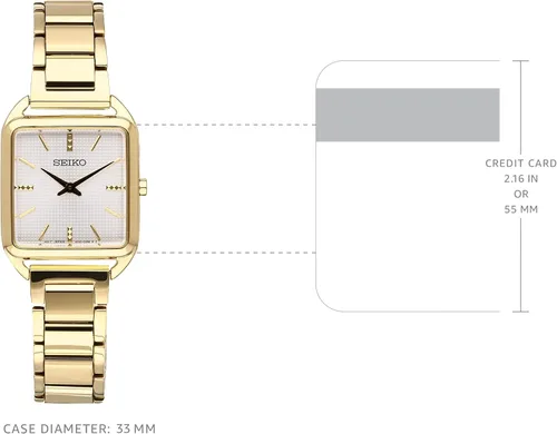 Miniatura 4 de SEIKO Esenciales SGP esfera plateada de cuarzo, plateado, Reloj de cuarzo
