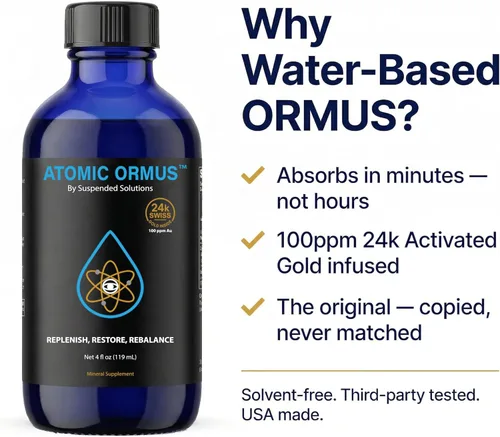 Miniatura 3 de ORMUS líquido monoatómico de oro de 24 quilates, 4 onzas, oro de 24 quilates, platino iridio ORMUS, energéticamente mejorado, memoria, energía