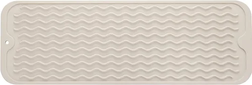 Miniatura 121 de MicoYang Alfombrilla de silicona para secado de platos para múltiples usos, fácil de limpiar, ecológica, resistente al calor, alfombrilla