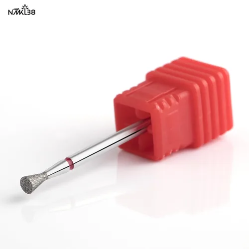 Miniatura 7 de Brocas de diamante cónico para preparación de uñas 3/32 vástago de broca limpiador de cutículas herramienta