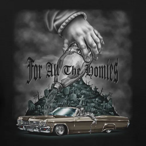 Miniatura 2 de Rollin Hard for The Homies Graphic T-Shirt
