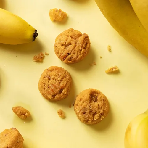 Miniatura 5 de HighKey Muffins de plátano bajos en azúcar, bocadillos keto bajos en carbohidratos de 2 onzas, paquete de 3, mini magdalenas sin gluten con fibra