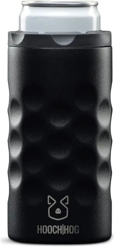 Hooch|Hog - Porta-latas aislante de acero inoxidable para latas delgadas de 12 oz. Para latas delgadas: 3 porta-latas aislantes para Michelob Ultra,