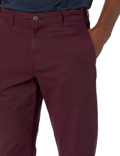 Miniatura 3 de Tienda Essentials Pantalón caqui elástico casual de ajuste recto para hombre