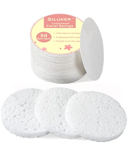 Miniatura 9 de 50 esponjas faciales comprimidas para limpieza diaria y exfoliación suave, esponja de celulosa 100% natural, perfecta para eliminar la piel muerta