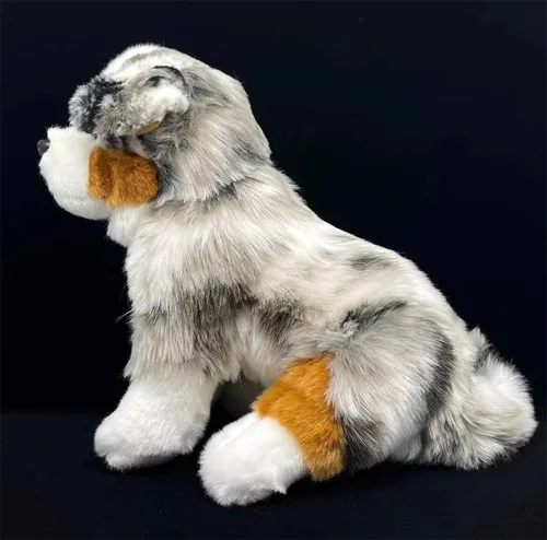 Miniatura 3 de TAMMYFLYFLY Pugsly Pug - Cachorro de peluche, 12 pulgadas (pastor australiano)