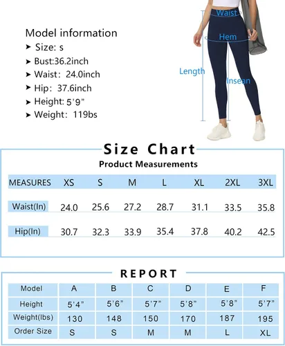 Miniatura 7 de The GYM People - Leggings de entrenamiento con control de abdomen y bolsillos, pantalones de yoga atléticos de cintura alta para mujeres que corren