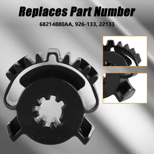 Miniatura 5 de Kit de engranajes de actuador de puerta de mezcla HVAC de 2 piezas compatible con Dodge Durango 2011-2018 Jeep Grand Cherokee 2011-2018 Reemplazo #