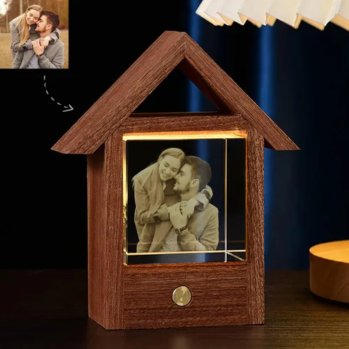 Miniatura 9 de Foto de cristal personalizada, regalos personalizados con tu propia foto para mamá, papá, pareja, familia, impresión en color personalizada, regalos