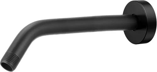 Miniatura 17 de Brazo de ducha con brida, tubo de ducha montado en la pared, adecuado para ducha fija de repuesto y cabezal de ducha de mano (6 pulgadas, cromado)
