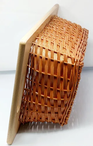 Miniatura 6 de Cesta de mimbre con asas de marco de haya para armarios enmarcados o sin marco de 15" o 18", fabricado en Polonia