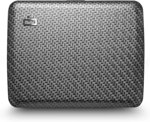 Miniatura 26 de Cartera de aluminio ÖGON -DESIGNS-, de gran capacidad con cerradura metálica, protección RFID contra fraudes y desmagnetización, modelo Smart Case