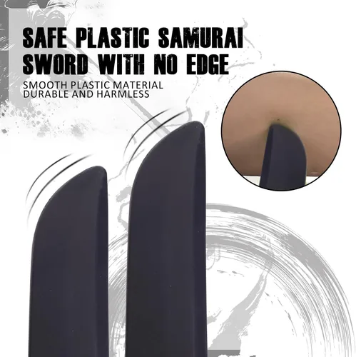 Miniatura 7 de 2 PCS 3D Impreso Gravedad Retráctil Samurai Espada Modelo Juguetes Halloween Juguete Portátil Espada Samurai
